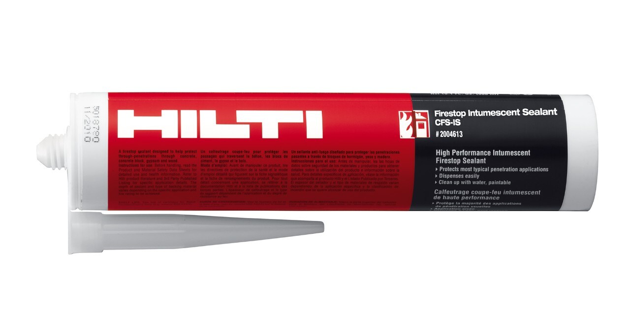 Firestop Intumescent Sealant, Cartridge
