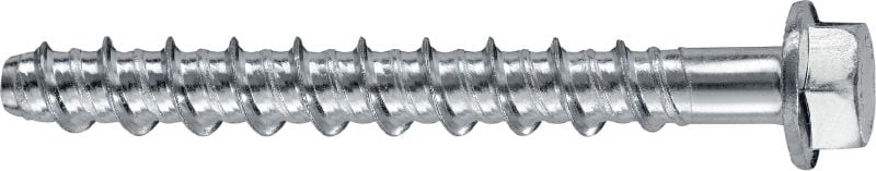 HUS-H 10 Concrete screw anchor High-performance screw anchor for quicker permanent fastening in concrete (carbon steel, hex head)