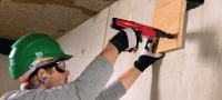 X-C P8 Masonry nails Single nail for fastening to concrete using powder-actuated tools Applications 1