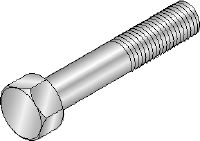 Slide 1 of 1 (selected): Hexagon screw DIN 933 M12x25 HDG Hot-dip galvanised (HDG) hexagon screw corresponding to DIN 931
