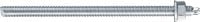 HAS-U 8.8 Anchor rod High-performance anchor rod for capsule and injectable hybrid/epoxy anchoring in concrete and masonry (8.8 carbon steel)