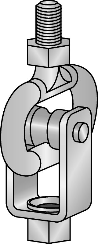 MPSG Premium galvanised swivel slide connector for heating and refrigeration applications