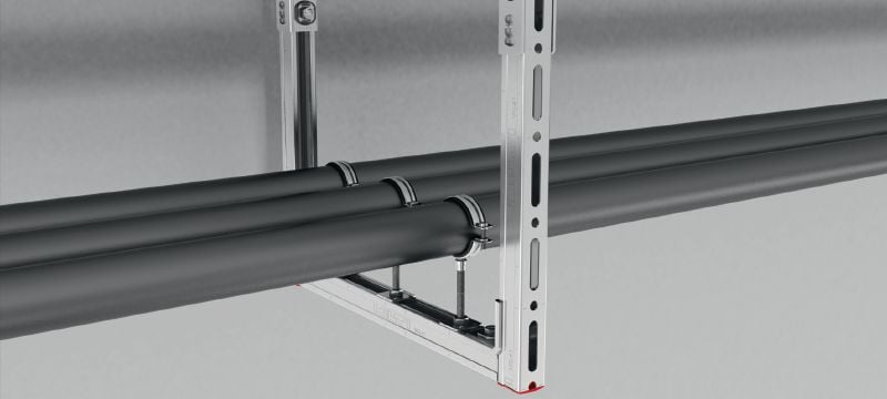 MQ-41 Galvanised 41 mm high MQ strut channel for medium-duty applications Applications 1