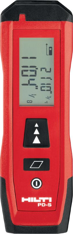PD-S Laser meter Easy-to-use laser meter for distance and area measurements up to 60 m / 200 ft
