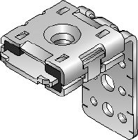 MVA-LP Galvanised air duct bracket with a length of 100 mm for fastening ventilation ducts directly to ceilings