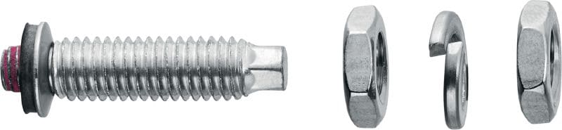 Electrical connector S-BT-ER Threaded screw-in stud (stainless steel, metric thread) for electrical connections on steel in highly corrosive environments
