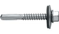 S-MD55GZ Self-drilling metal screws Self-drilling screw (zinc-plated carbon steel) with 16 mm washer for thick metal-to-metal fastenings (up to 15 mm)