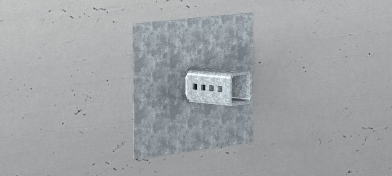 MIC-SC Connector Hot-dip galvanised (HDG) connector used with MI baseplates that allow for free positioning of the girder Applications 1
